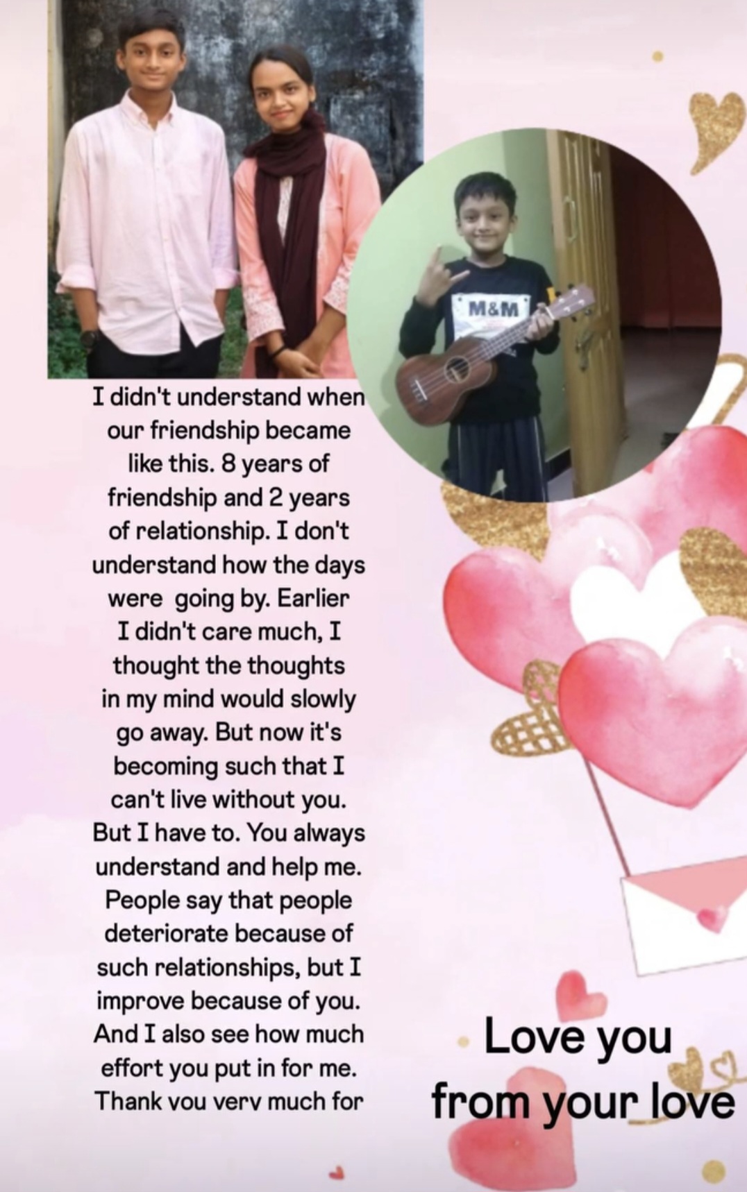 8 Years of Friendship and 2 Years of Relationship
